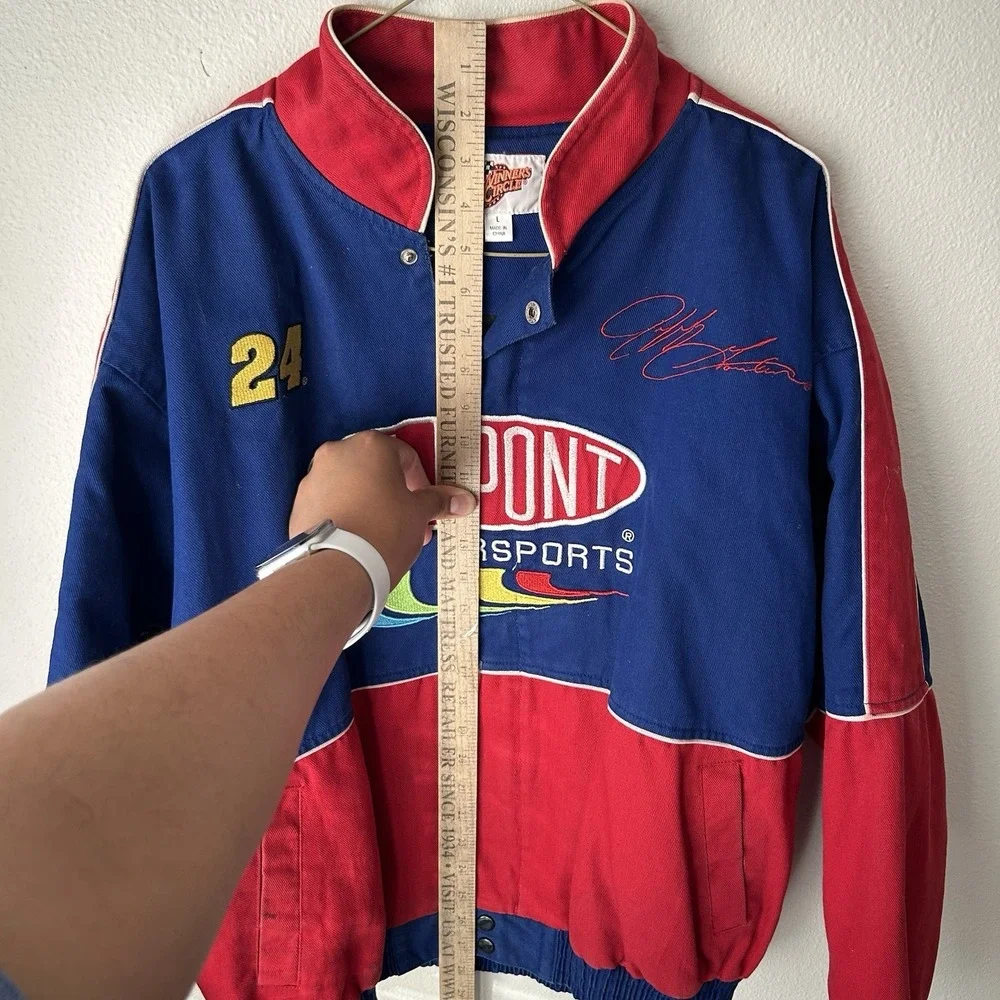 Vintage Jeff Gordon #24 DuPont Motorsport Winner's Circle NASCAR Jacket Size:L